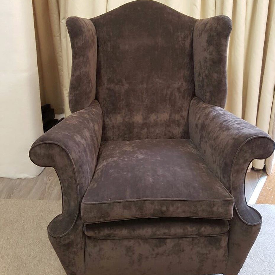 Reupholstered-armchair